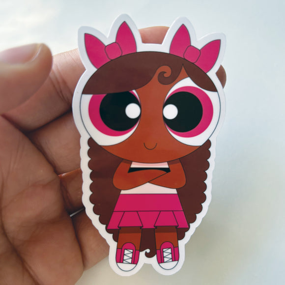 Afro Puff Girls Pink