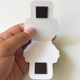 Afro Puff Girl Magnetic Bookmark Green