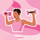 Fitness Sticker Sheet